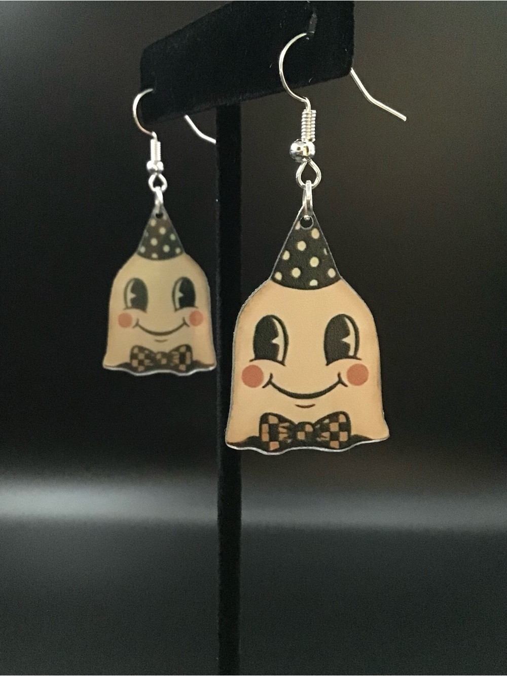 Retro Ghost Earrings